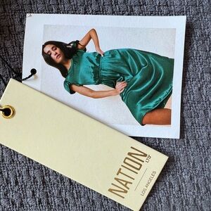 Nation LTD Emerald Green Dress